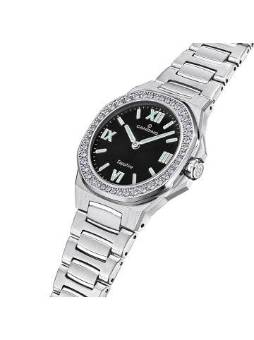 Candino Analog-Armbanduhr Candino Elegance silber mittel (ca. 34mm)