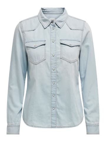 ONLY Jeanshemd in Light Blue Denim