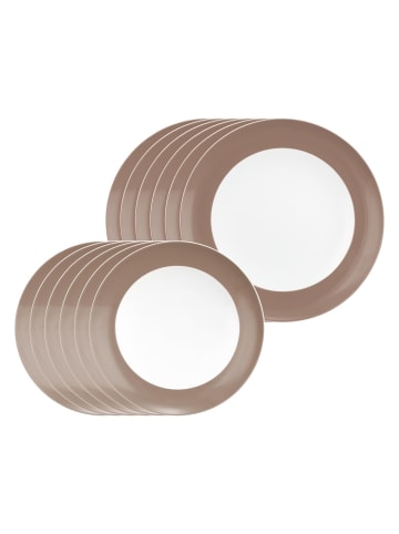Seltmann Weiden 12-tlg. Tafelservice Liberty Pure Colors in – in Cocoa Brown
