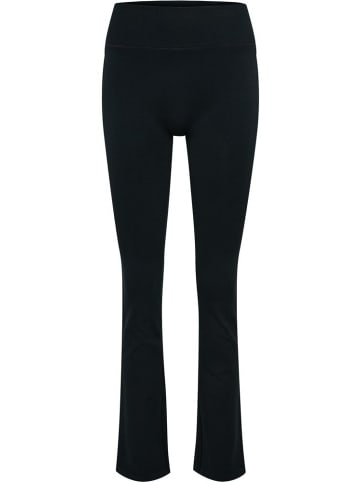 Hummel Leggings "Hiit Seamless Flare Tights" in Schwarz