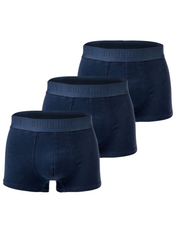 Superdry Boxershort 3er Pack in Dunkelblau