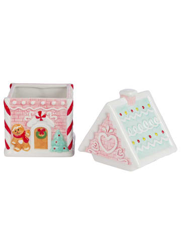 Butlers Butlers Keksdose SWEET X-MAS Lebkuchenhaus in Rosa