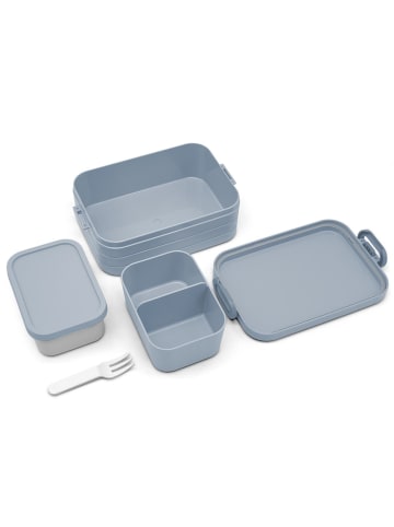 Mr. & Mrs. Panda MEPAL Bentobox Einhorn Fitness Design ohne Spruch in Blau Pastell