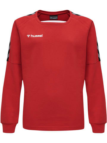 Hummel Sweatshirt Hmlauthentic Kinder in TRUE RED