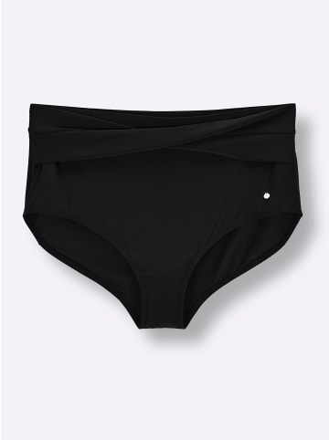 sheego Badehose in schwarz