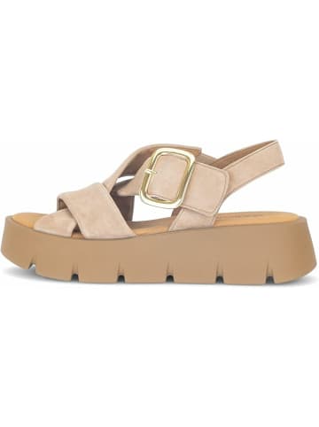 Gabor Plateau Sandalen für Damen in sand