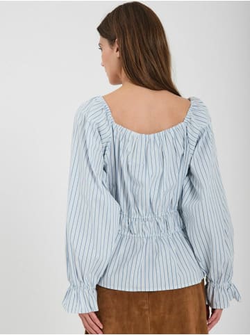 Norr Top Alva in Light blue stripe