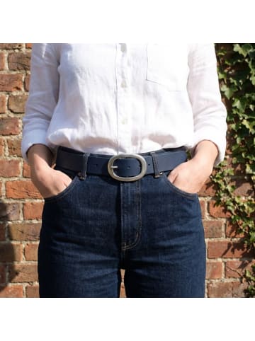 FRONHOFER Ledergürtel in Marine