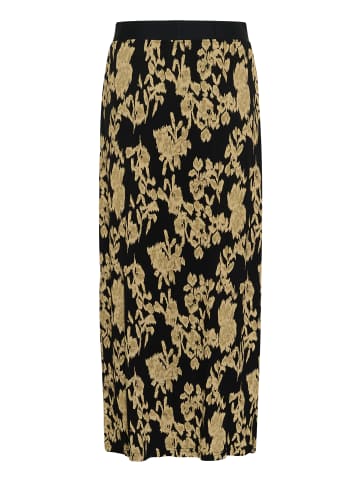 Kaffe Rock BPhelen Regular fit in Black/Big Yellow Flowers