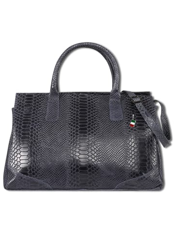 Florence Florence Henkeltasche Leder dunkelblau ca. 40cm