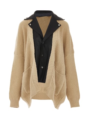 NAEMI Damen Strickjacke in Beige