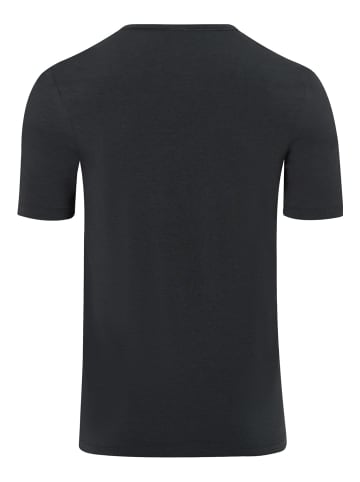 Hanro V-Shirt Natural Function in dark shale