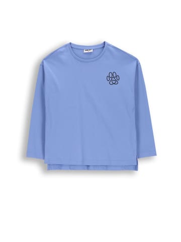 MOKIDA Baumwoll-langarmshirt in hellblau