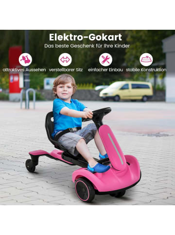 COSTWAY 6V Gokart Elektro in Rosa