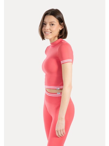 SMILODOX T-Shirt Miriel in Rosa