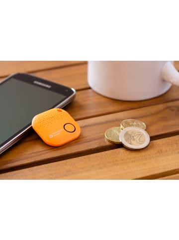 musegear Bluetooth-Schlüsselfinder "Finder 2" in orange - 3er Pack