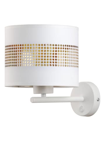 Licht-Erlebnisse Wandlampe (B)20 x (H)28 cm in Weiß Gold