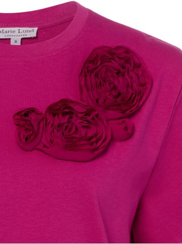Marie Lund T-Shirt in fuchsia