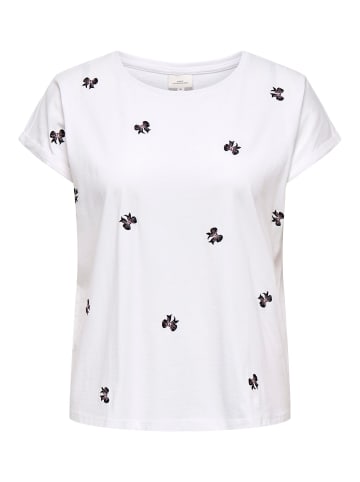 ONLY Carmakoma T-shirt in Bright White