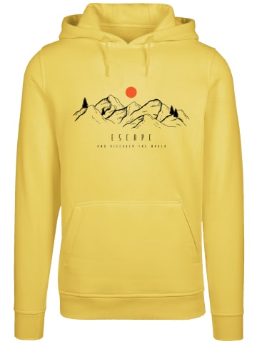 F4NT4STIC Hoodie Discover the world in taxi yellow