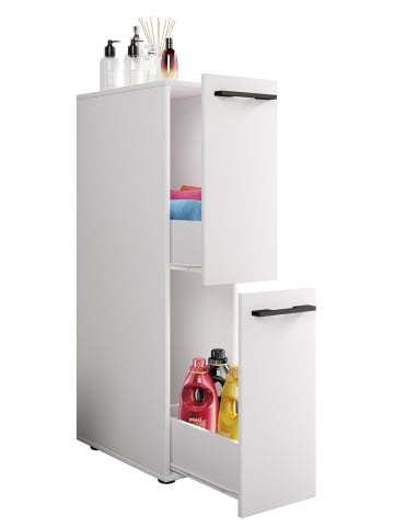 VCM  Holz Badmöbel Nischenschrank Schublade Sadilo L in Weiß