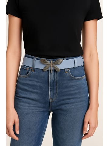 collezione alessandro Ledergürtel " Libelle " in blau