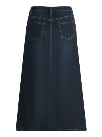 Betty Barclay Jeansrock mit Waschung in Dark Blue Denim