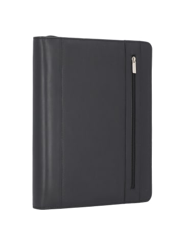 Alassio Cesena Schreibmappe Leder 36 cm schwarz