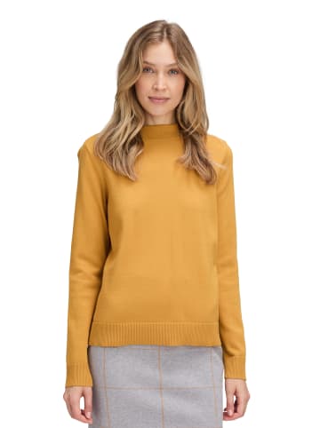 Betty Barclay Basic-Strickpullover mit Stehkragen in gold