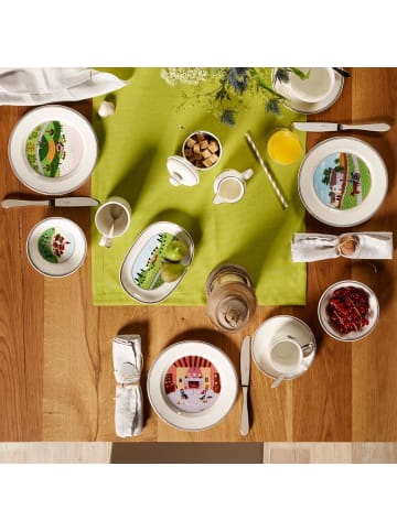 Villeroy & Boch Suppenteller Kamin Design Naif ø 21 cm in bunt