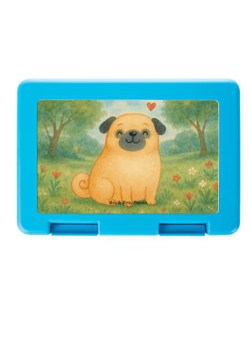 Mr. & Mrs. Panda Lunchbox Mops Design ohne Spruch in Weiß