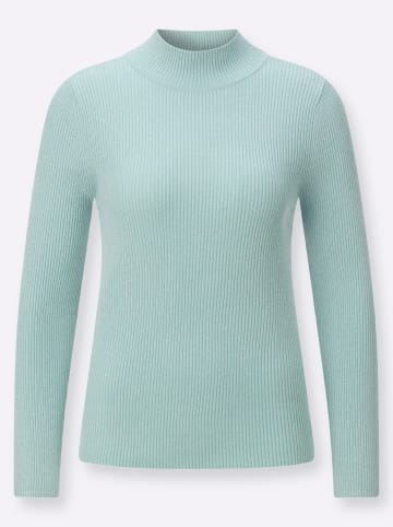 WITT WEIDEN Stehkragen-Pullover in mint-meliert