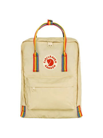 FJÄLLRÄVEN Kånken Rainbow - Rucksack 38 cm in light oak-rainbow pattern