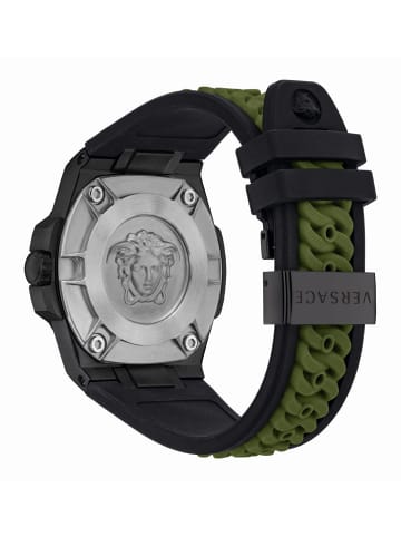 Versace Schweizer Uhr Chain Reaction in schwarz