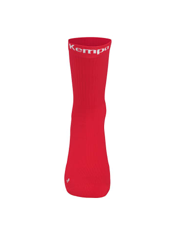 Kempa Socken Logo Classic in rot/weiß