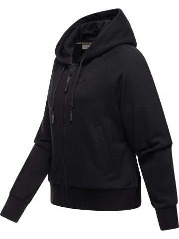 ragwear Sweatjacke Taila in Black