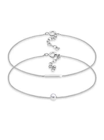 Elli Armband 925 Sterling Silber Geo, Kugel in Silber