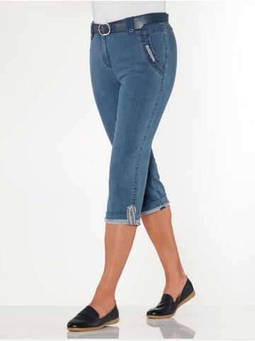 WITT WEIDEN Capri-Jeans in blue-bleached