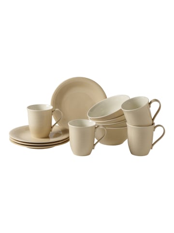 like. by Villeroy & Boch Fruehstuecks Set 12tlg. Color Loop Sand in beige