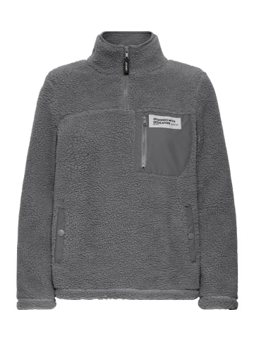 Oxmo Plüschjacke OXABBY in grau