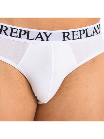 Replay Underwear 2er-Set: Slip in White