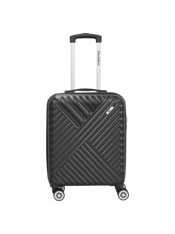 Paradise by CHECK.IN Kingston - 4-Rollen-Kabinentrolley 55 cm (lila) in schwarz