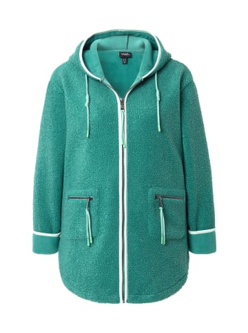 Ulla Popken Sweatjacke in grün