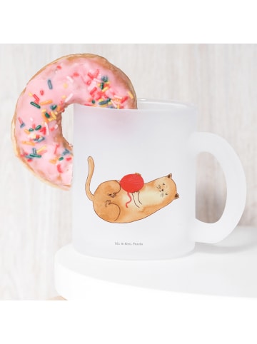 Mr. & Mrs. Panda Tasse Katze Wolle ohne Spruch in Transparent