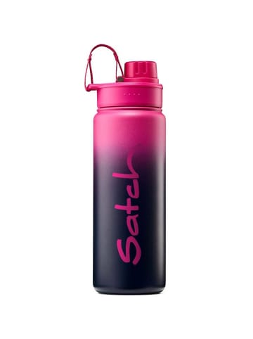 Satch Bottle Pink Graffiti in pink-grau