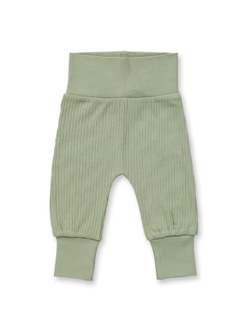 Sense Organics Bio Baby Softbundhose in Salbeigrün, Modell SJORS
