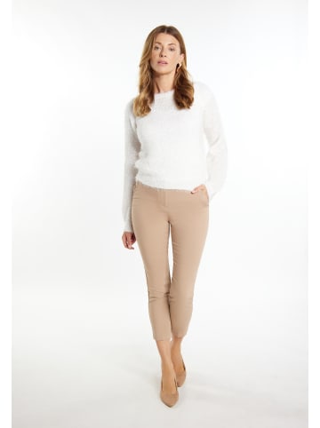 Usha Damen Strickpullover in Wollweiss