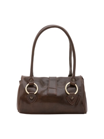 Viola Castellani Tasche mit Henkel in DARK BROWN