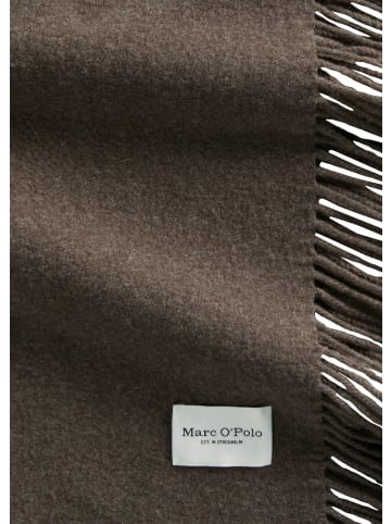 Marc O'Polo Gewebter Wollschal in Stone Brown Melange
