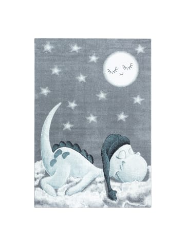 KADIMA DESIGN Kinderteppich Waschbar Dino NOLA Strapazierfähig OEKO-TEX Kinderzimmer